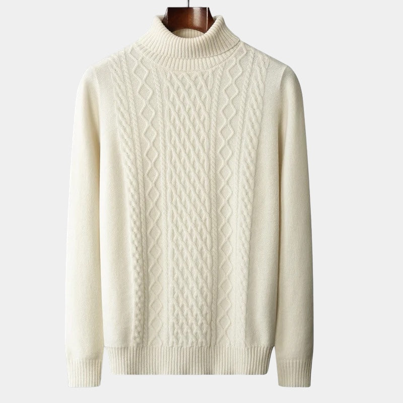 ASHBURY Merino Wool Turtleneck Sweater