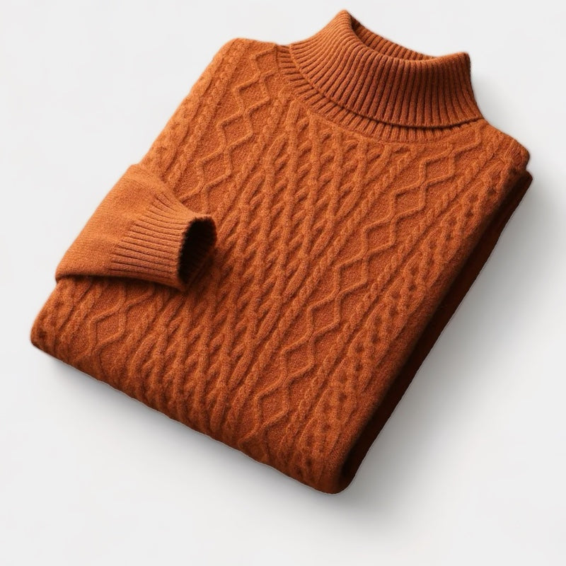 ASHBURY Merino Wool Turtleneck Sweater