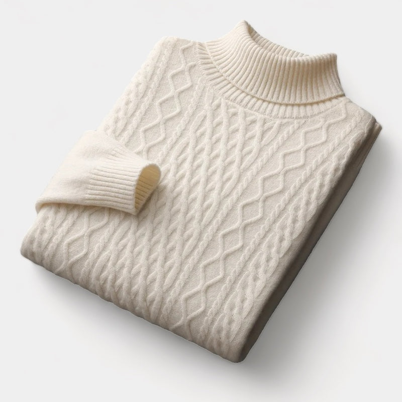 ASHBURY Merino Wool Turtleneck Sweater