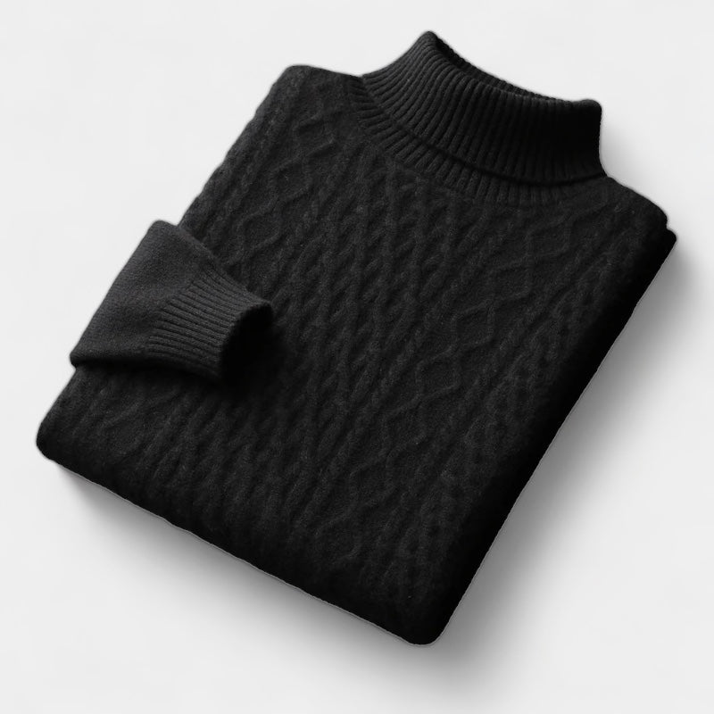 ASHBURY Merino Wool Turtleneck Sweater