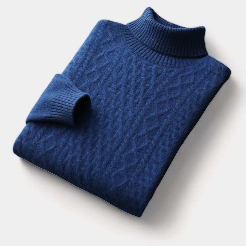 ASHBURY Merino Wool Turtleneck Sweater